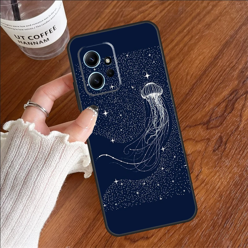 Capa Jellyfish Funda para Xiaomi, Magic, Redmi Note 12, 11, 10, 8, 9 Pro, 10S, 11S, 12S, 9, 10, A, 9C, 10C, 12C