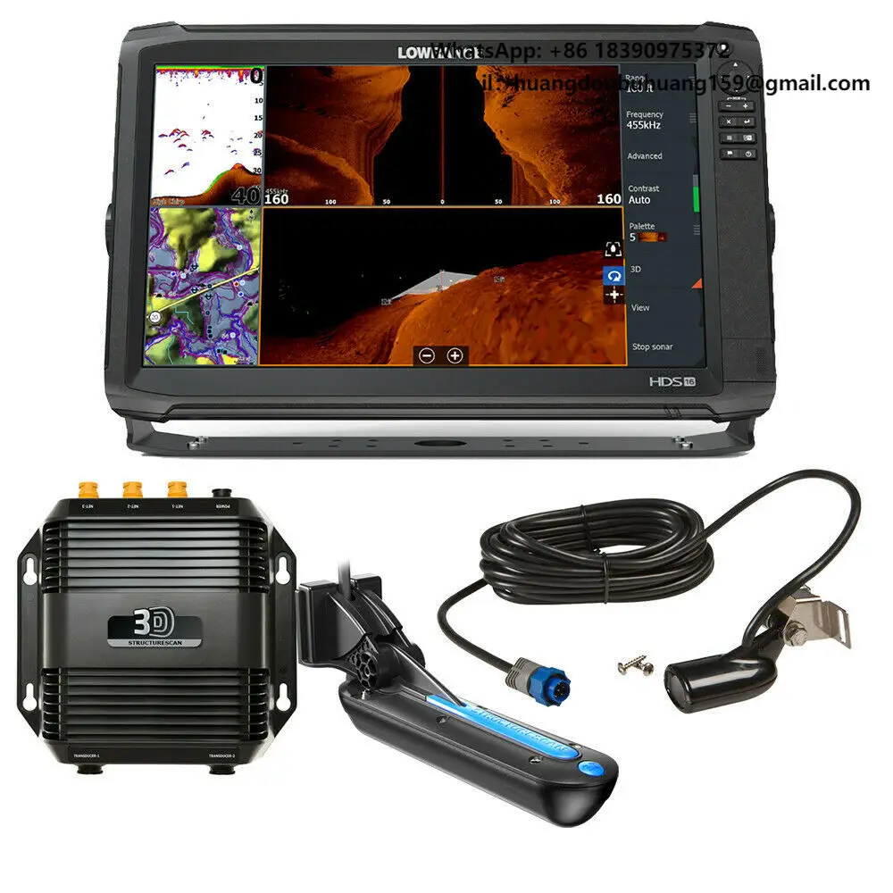 

Высококачественный комплект Lowrance HDS16 Carbon StructureScan 3D
