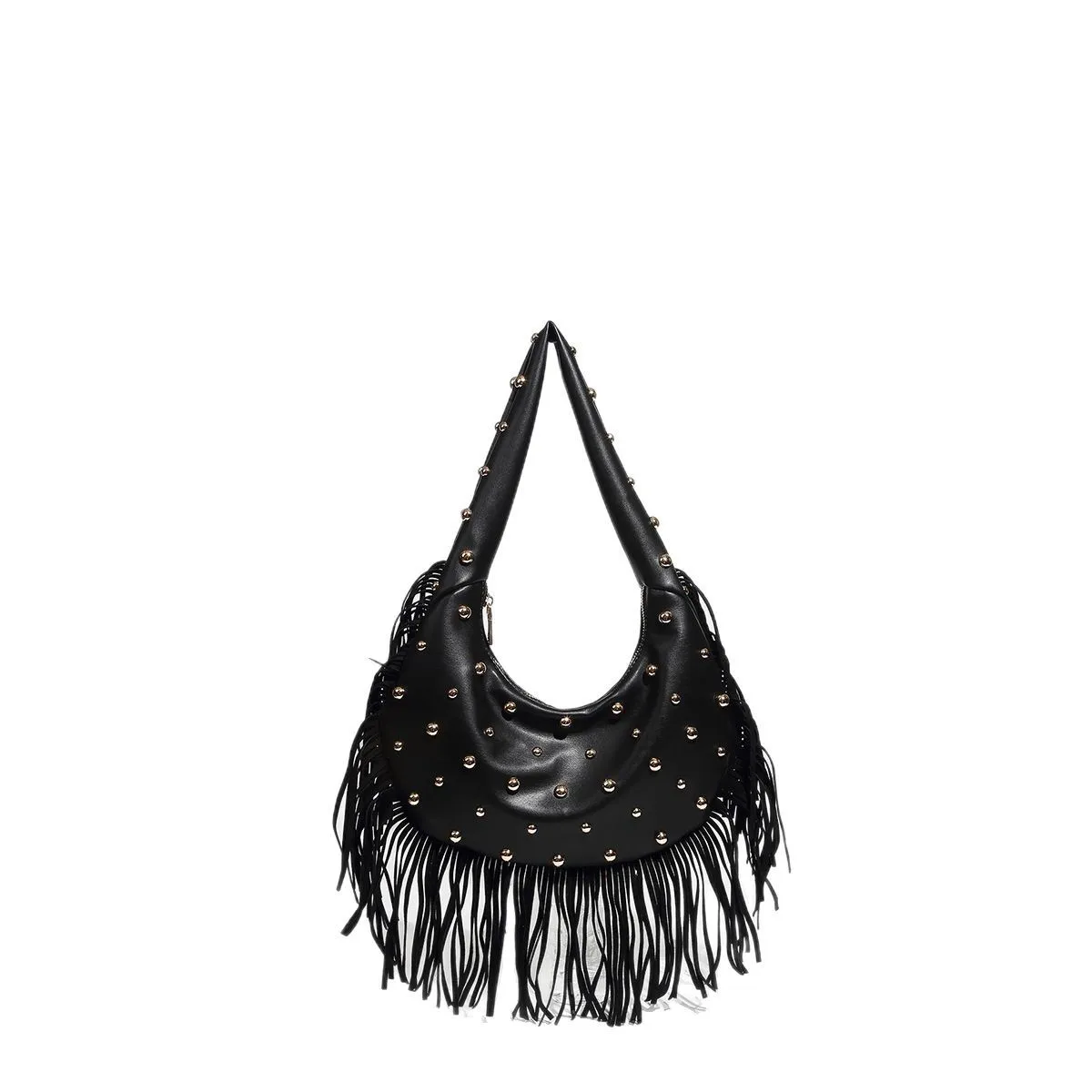 موضة جديدة الشرير شرابة تصميم يده حقيبة نسائية تنوعا برشام شخصية تحت الإبط حقائب كتف للمرأة 2025 حمل #6