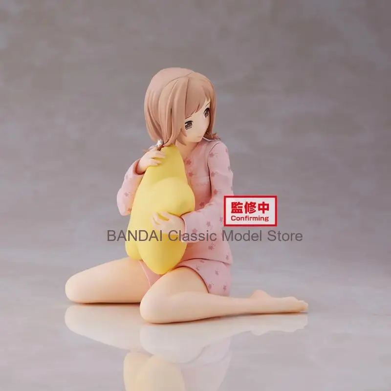 

Быстрая доставка, оригинальная фигурка Bandai Banpresto The Idol Master Flash Color Relax Time, 10 см, Сакураги Мано, коллекционная модель из ПВХ