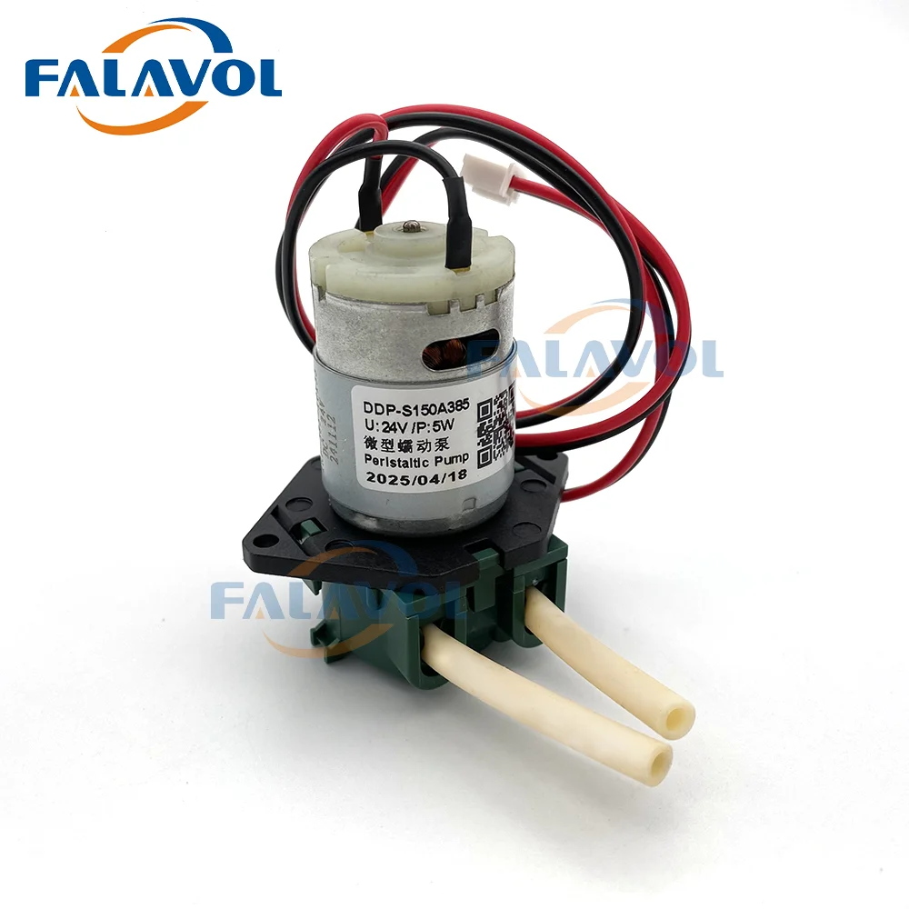 

Микроперистальтический насос FALAVOL DC 24V 5W для чернил, для широкоформатных УФ/DTF принтеров, для печатающих головок XP600 TX800 I3200 DX5 DX7