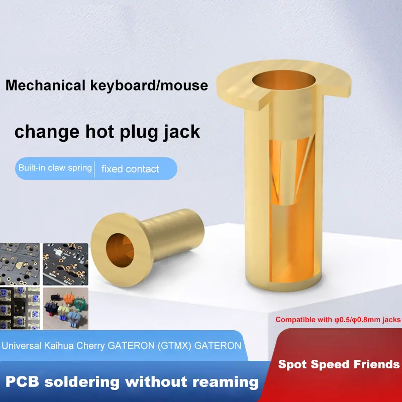 Teclado mecánico y ratón a enchufe en caliente para CORSAIR GATERON GTMX GATERON PCB, soldadura sin pin de escariado, piezas de enchufe