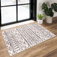 Geometric Striped Carpet Minimalism Modern Anti Slip Carpet Home Decoration Living Room Entrance Durable Indoor Carpet