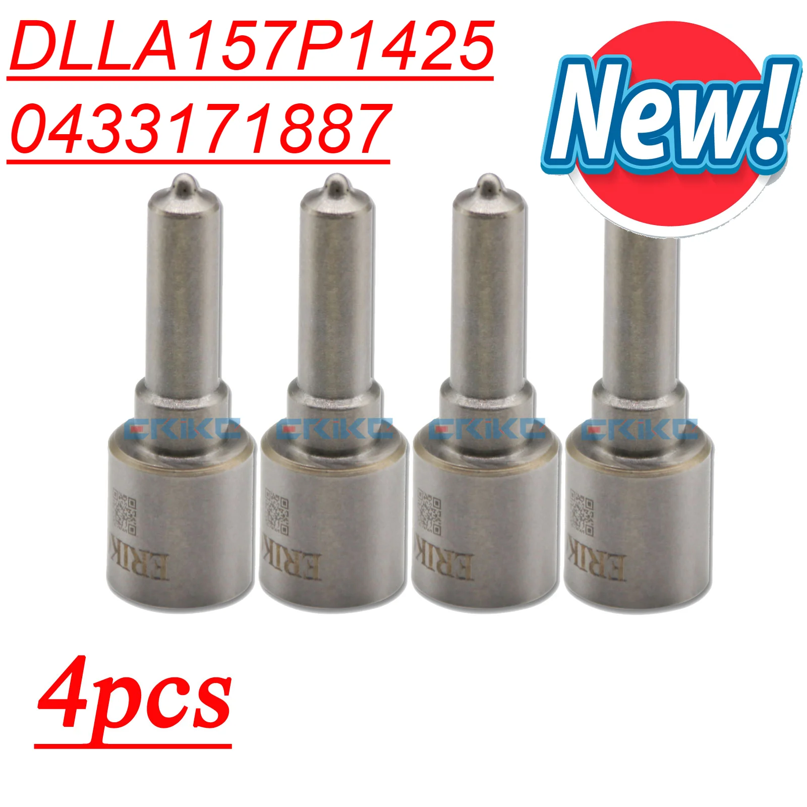 

4 PCS DLLA157P1425 0433171887 Diesel Injector Nozzle DLLA 157 P 1425 Common Rail Sprayer DLLA 157P1425 for Mitsubishi 0445120049