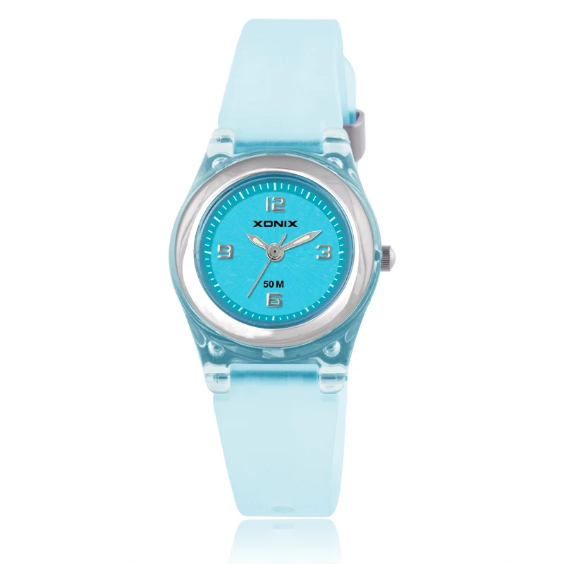 XONIX Precise Cute Exquisite Quartz Pointer Girls Electronic Watch Swimming Waterproof 50M Sports Examination Watch Girls ZW