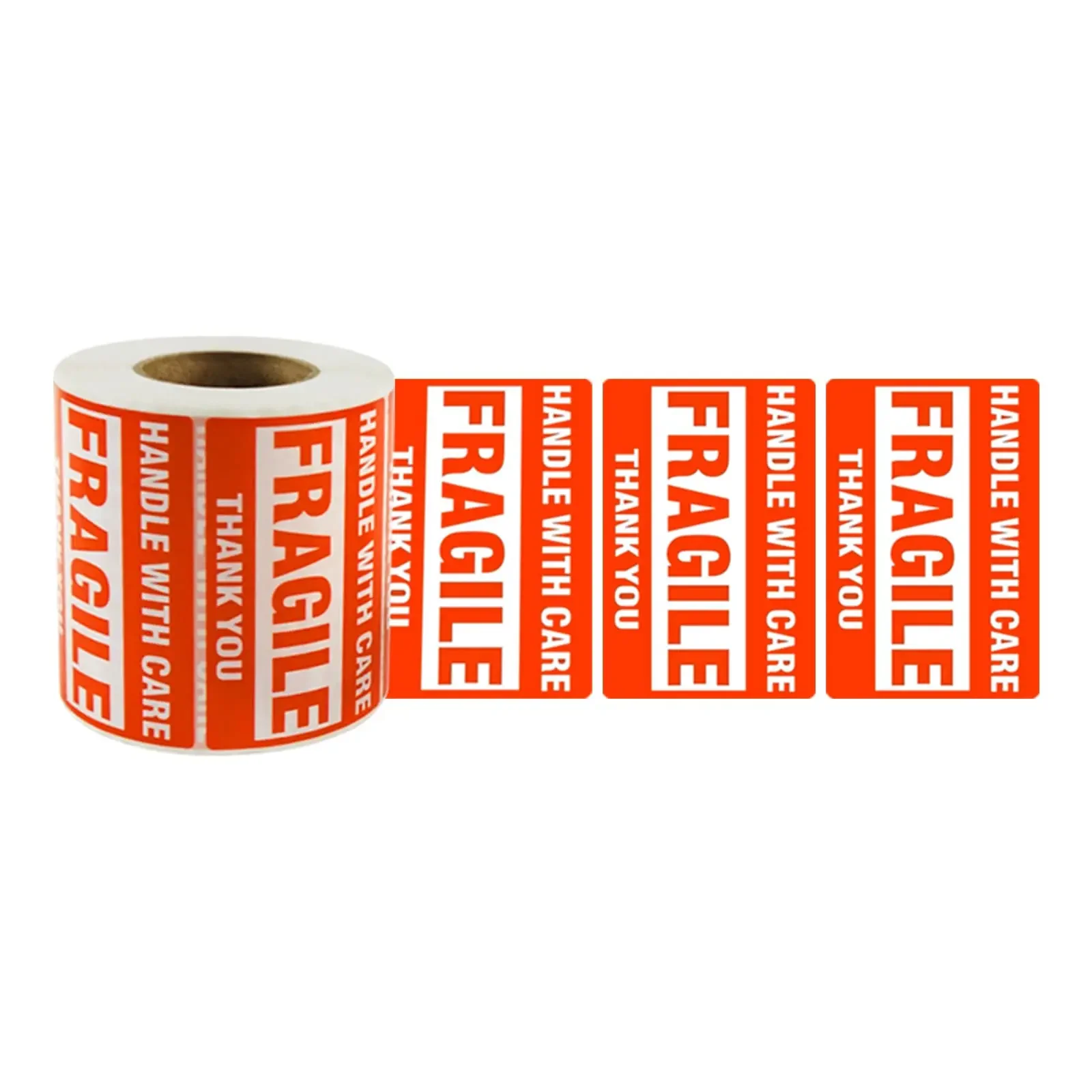 Warning Fragile Tape, 3" X 2" Fragile Handle with Care Warning Stickers for Shipping and Packing 500 Labels Per Roll For Product