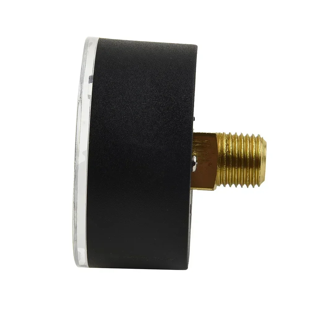 Imagem -04 - Barra Medidor de Pressão de ar 50 mm 13 mm Rosca 0180 Psi 0-12 Barra Manômetro Escala Dupla para Compressor de ar 1pc