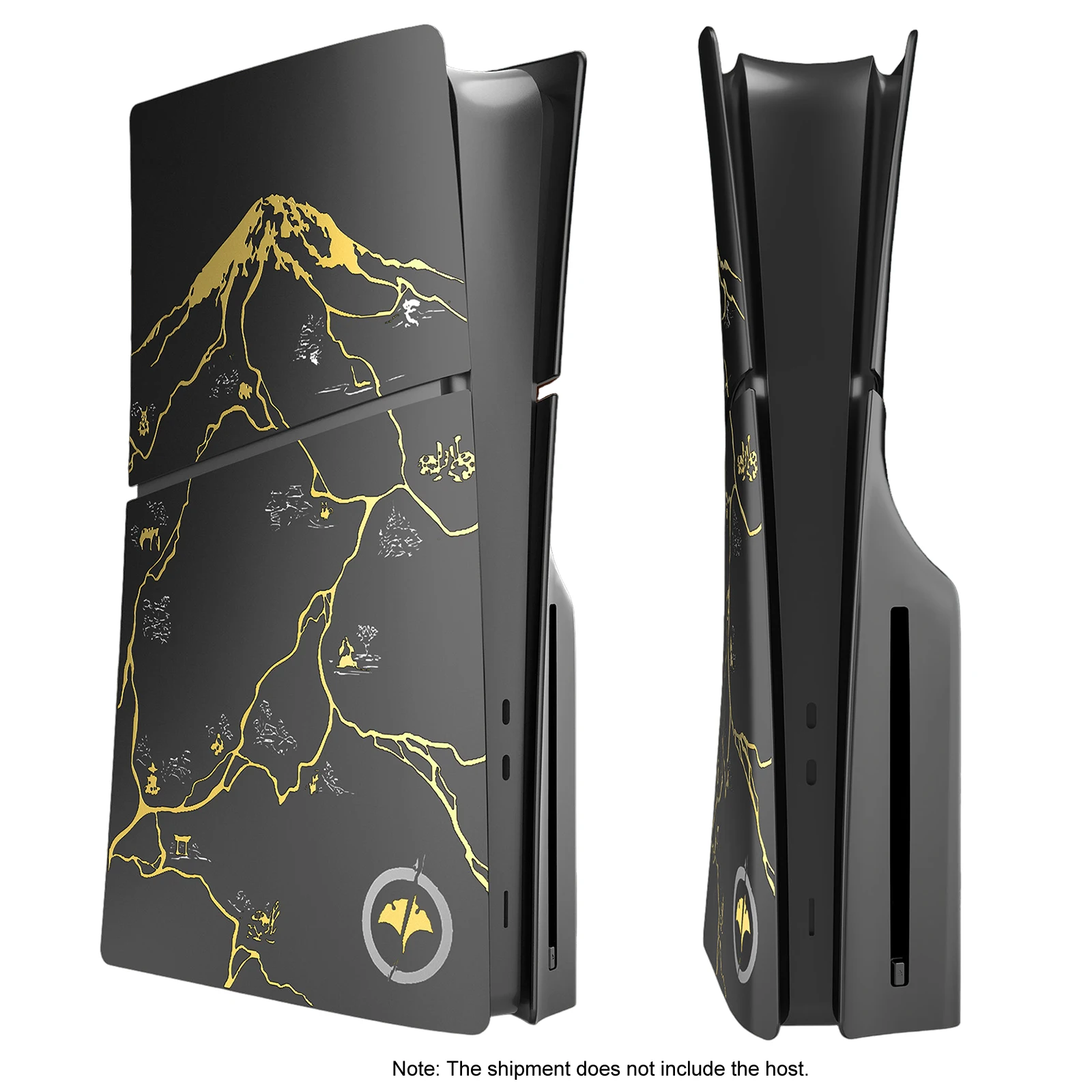 For Playstation 5/For PS5 Pro/For PS5 Slim Digital/Disc Console Limited Ghost Faceplate Replacement Faceplates Shell Cover Plate view 5