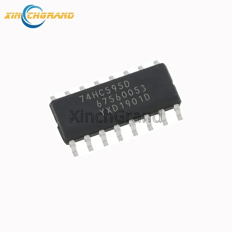 10pcs 74HC595D SOP-16 74HC595PW TSSOP-16 74HC595 SMD 8-Bit Serial or Parallel Output Shift Register New Original