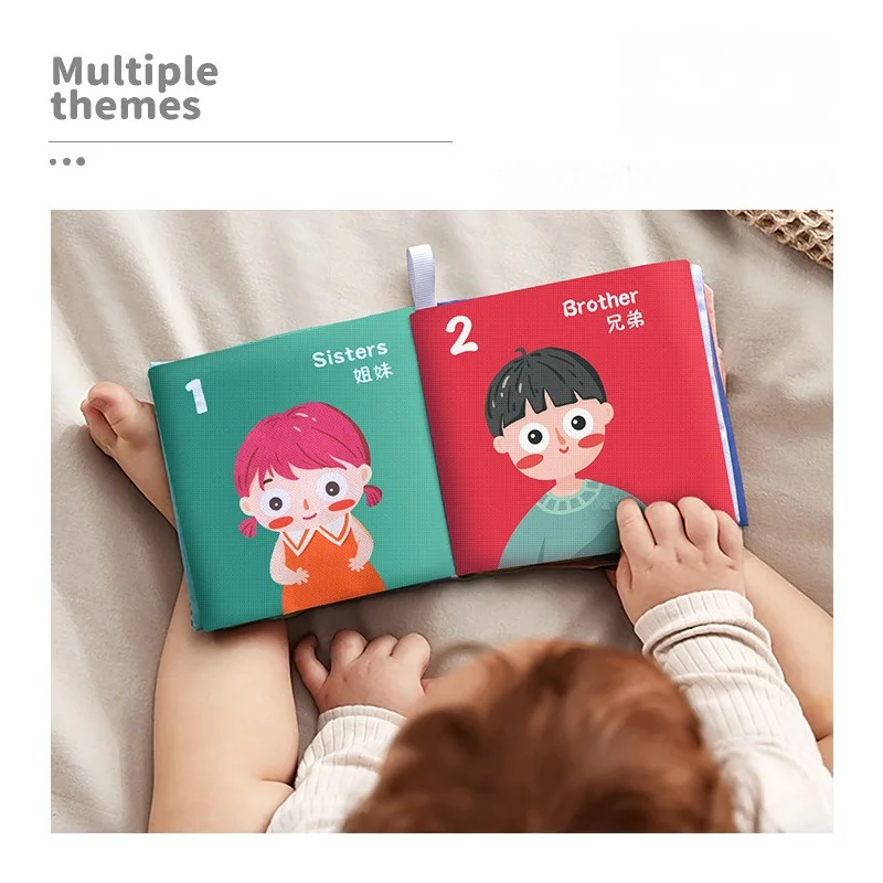 Baby Toys Durable Cloth Book Safe For Babies Multi-sensory Baby Brain Development Parent-child Interaction Popular Brain Game