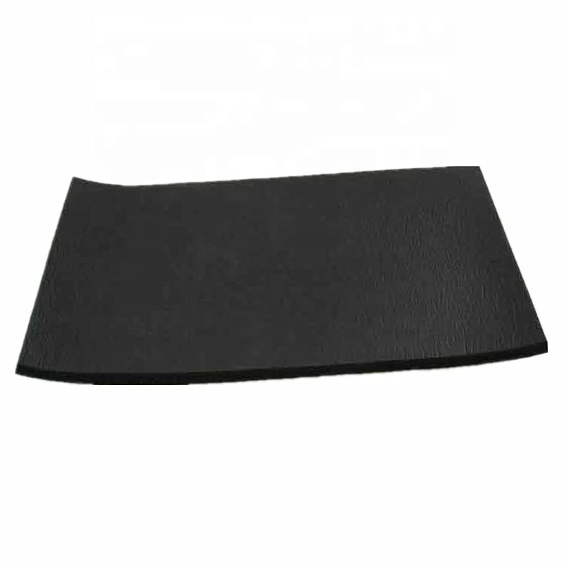 Polymer Roofing Underlayment Epdm Waterproof Membrane EPDM Rubber Sheets 1mm 1.2mm 1.5mm 2mm EPDM Rubber Plate-10x10 cm sample