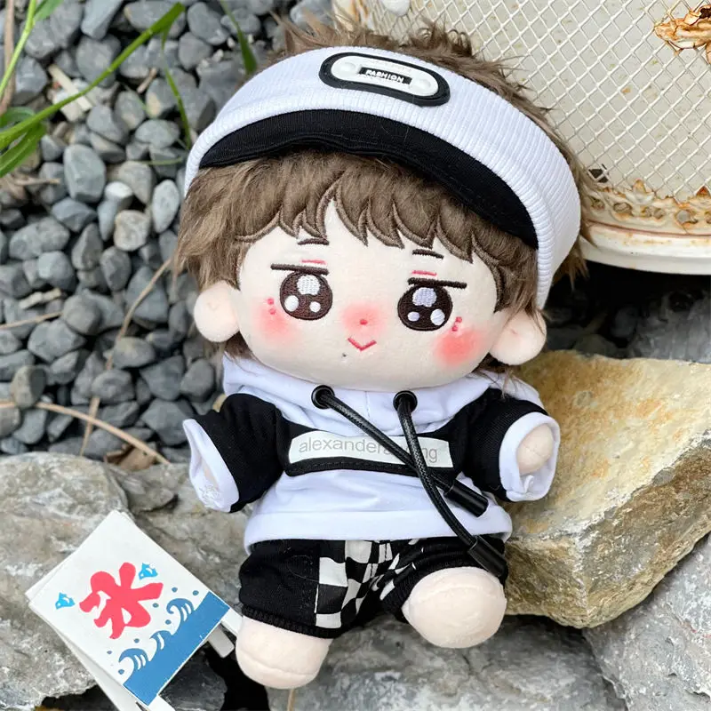 

20 Cm Korean Men's Team Zhisheng Piao Chew Ing Gum Park Ji Sung N C T Dream Idol Doll Dress-up Cotton Doll Gift Fans Xmas S M