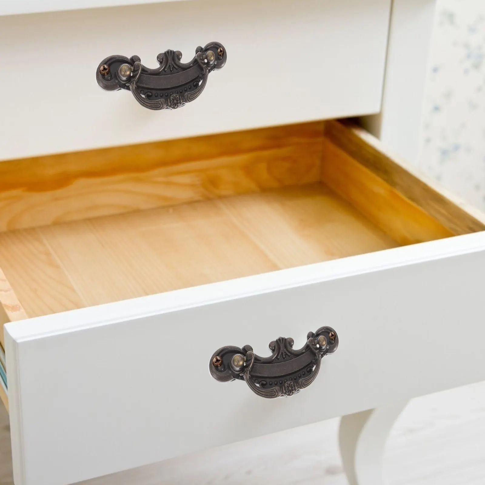 

10 шт. винтажных ручек для шкафов, прочные ручки-скобы из цинкового сплава, сменные мебельные аксессуары для гардероба, комода, книжного шкафа