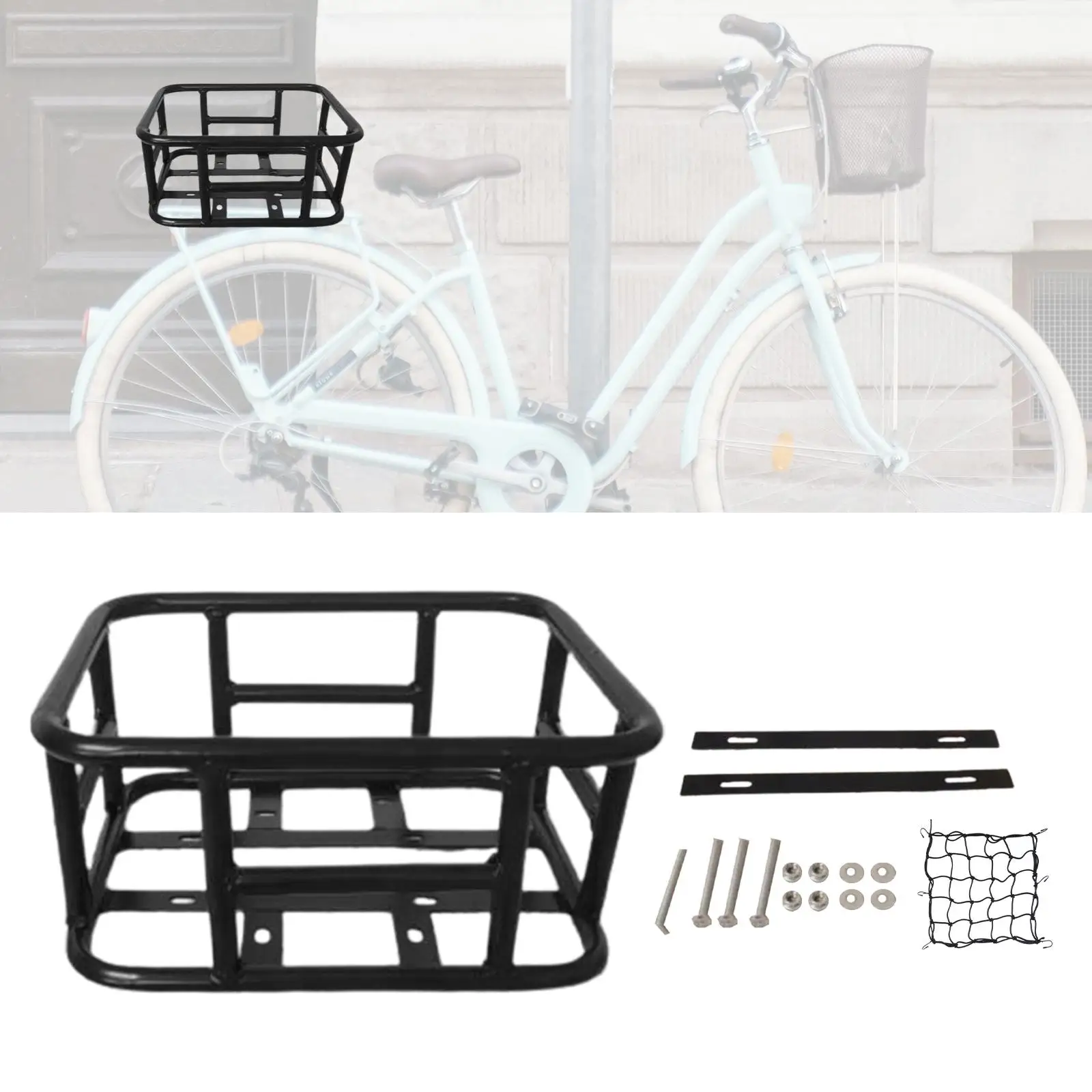 Bike Pannier  Accessories Bicycle Cargo Rack Rear Rack Bike Basket Bicycle Basket for Riding Adult Bike Luggage Travel