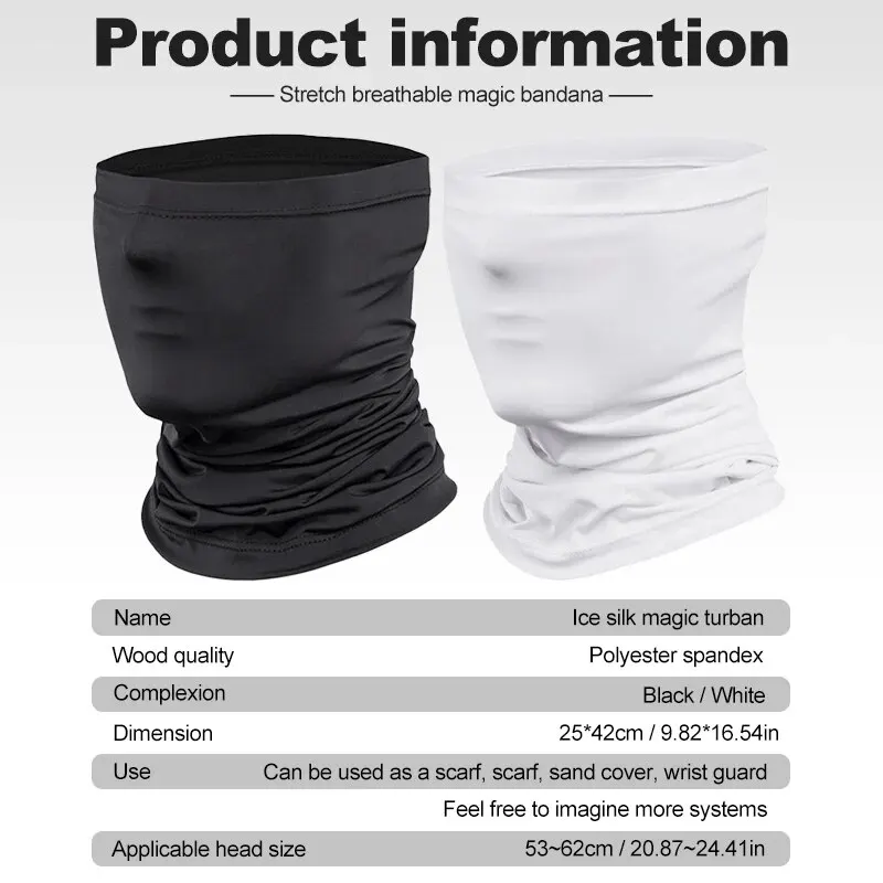 

Многофункциональная маска для лица: влагопоглощающая, дышащая, для велоспорта, рыбалки, тренировок, спорта, с защитой от УФ-излучения, летний шарф-бандана для лица и шеи