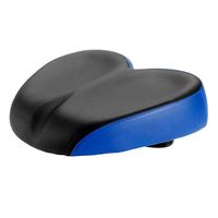 PU Leather Oversized Bike Seat Soft Comfortable Shock-absorbing Wide Bicycle Saddle High Elasticity Waterproof