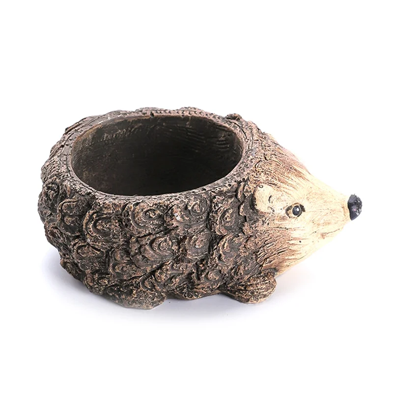 

A96K-Succulent Flower Pot Mini Resin Plant Pot Resin Succulent Pot For Office Desktop Table Ornament Durable Easy Install Easy T