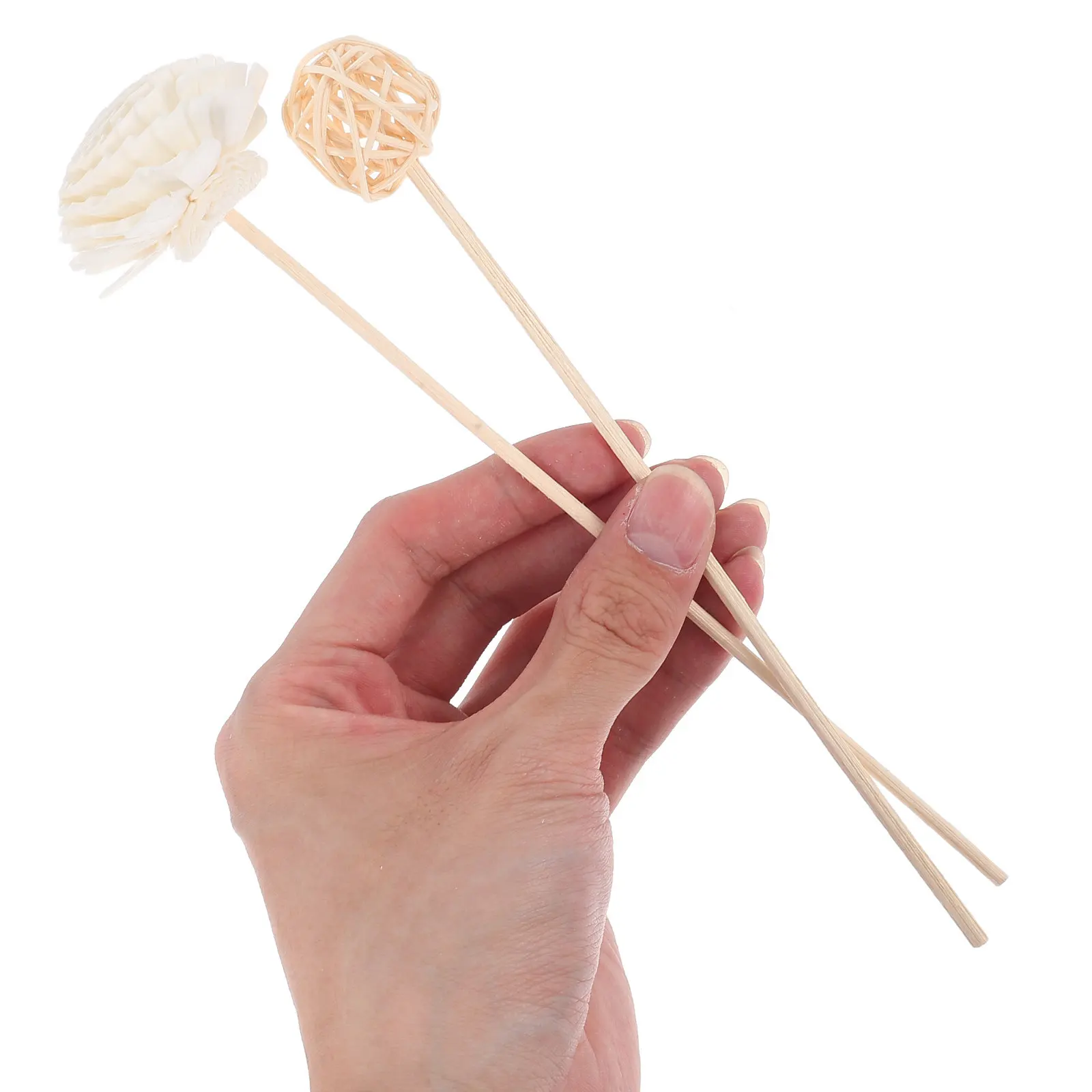 Fragrance Diffuser Sticks Essential Oil Aroma Diffuser Sticks Natural Rattan for Home Office Bedroom Living Room Scented Reed
