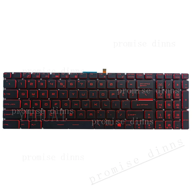 M  Laptop for MSI MS-1795 MS-1796 MS-1773 MS-1791 MS-1792 MS-1793 keyboard Backlit US