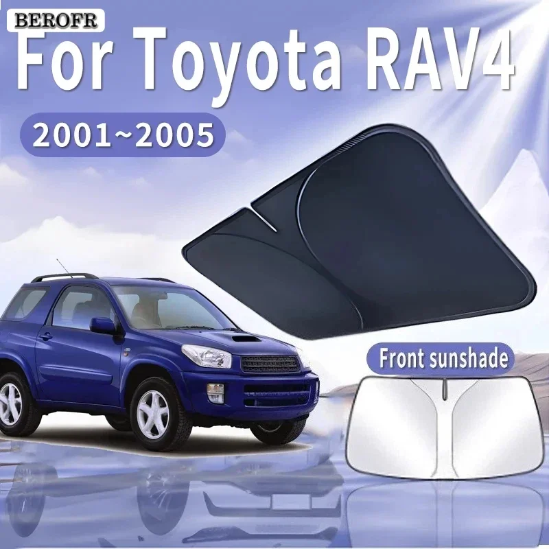 Car Sun Visor For Toyota RAV4 	XA20 2001 2002 2003 2004 2005 Front Windshield Sunshade Heat Insulation Summer Auto Accessories