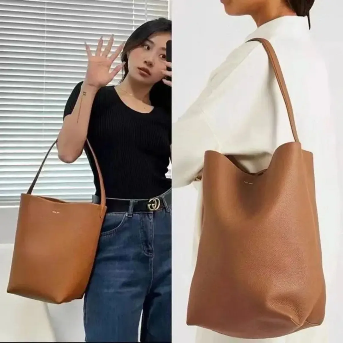 Sac fourre-tout de grande capacité pour femme, sac à bandoulière, sac à provisions, sac de rangement extérieur, fournitures de meubles, mode simple,