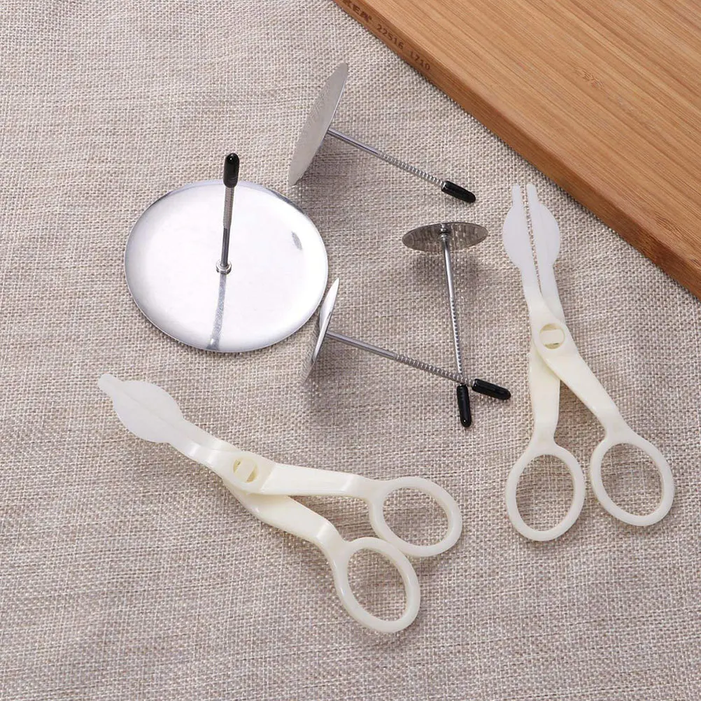 

3pcs Stainless Steel Flower Nail For Cake Decorating Tools Baking Decoration Reusable Cupcake Cream Mounting Pattern Diy Dessert