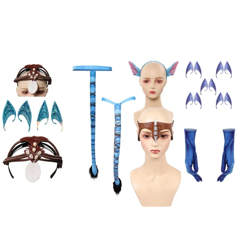 

Джейк Салли Косплей Хвост Нейтири Уши эльфа Женщины Мужчины Ролевая игра Аватар Фантазия Повязка на голову Хэллоуин Карнавальный костюм Аксессуары Реквизит