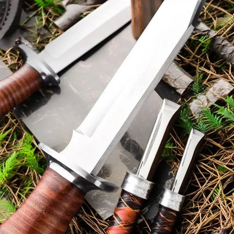 Outdoor knives high hardness sharp knives portable small straight knives wilderness survival knives non folding knives