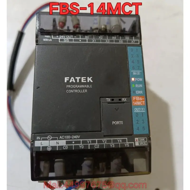 

Second-hand FBS-14MCT PLC module functional test is normal