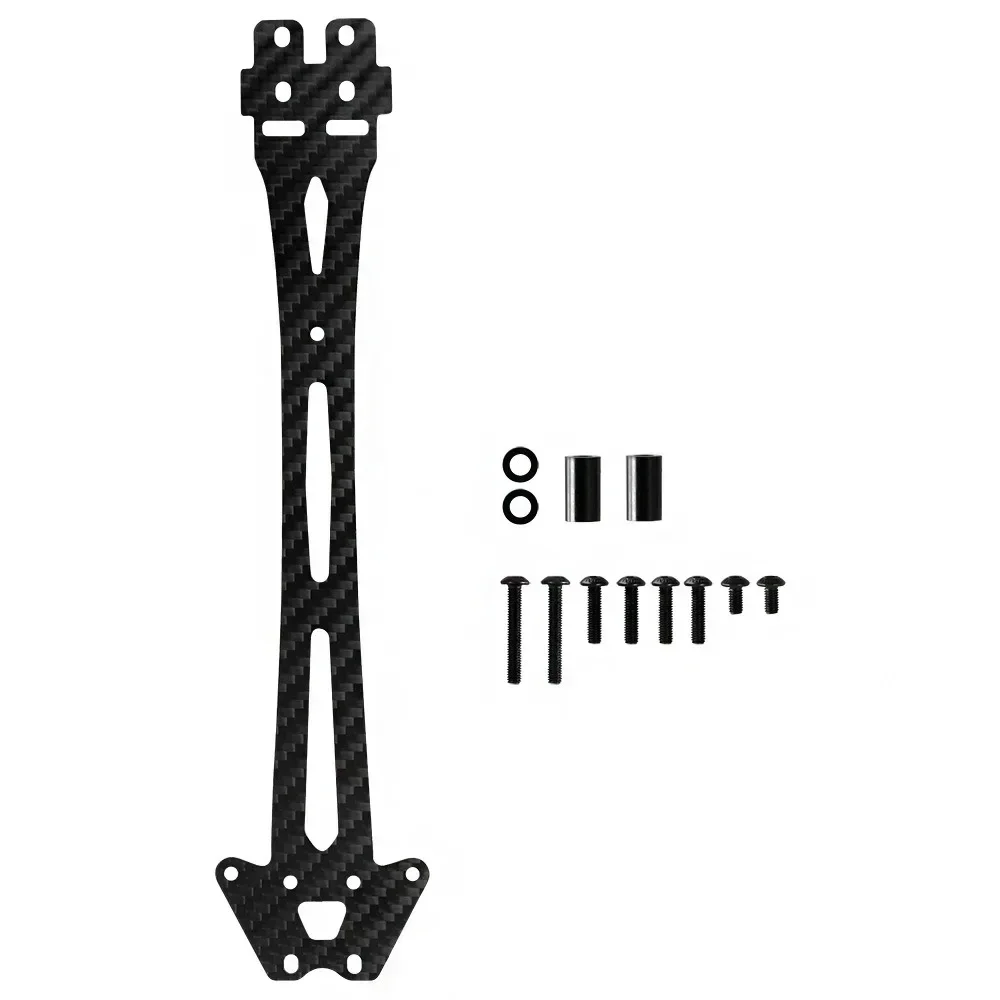 Carbon Fiber Second Floor Board Plate for Tamiya TT01 TT-01 1/10 RC Car Upgrade Parts Accessories