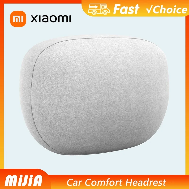 

Xiaomi mijia car Headrest Comfort Neck Pillow,Car Pillow, Memory Cotton Waist Backrest Cushion, Household Automotive Products