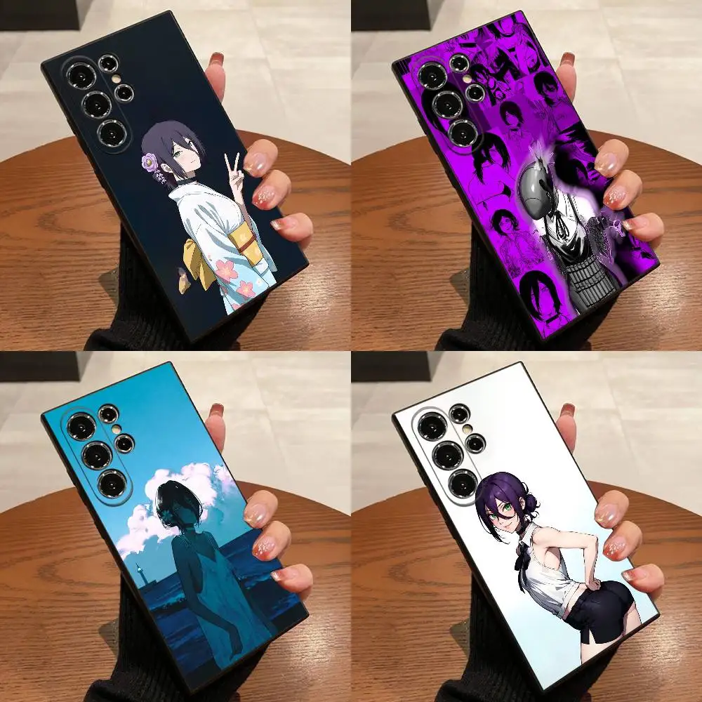 

C-Chainsaw Man Reze Arc Phone Case For Samsung S25,S24,S21,S22,S23,S30,Ultra,S20,Plus,Fe,Lite,5G Black Cover