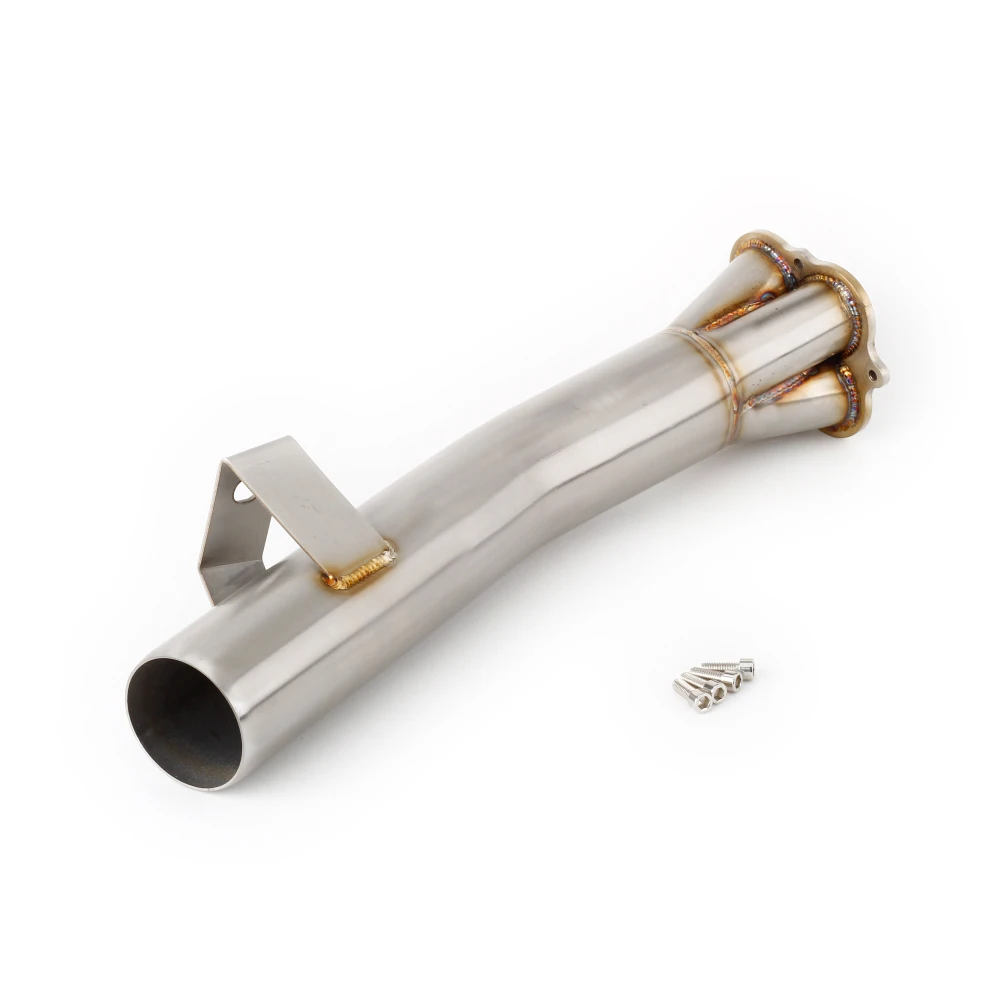 دراجة نارية العادم الخمار وصلة الأنابيب الانزلاق على لياماها R1 2002 2003 YZF R1 YZFR1 YZF-R1