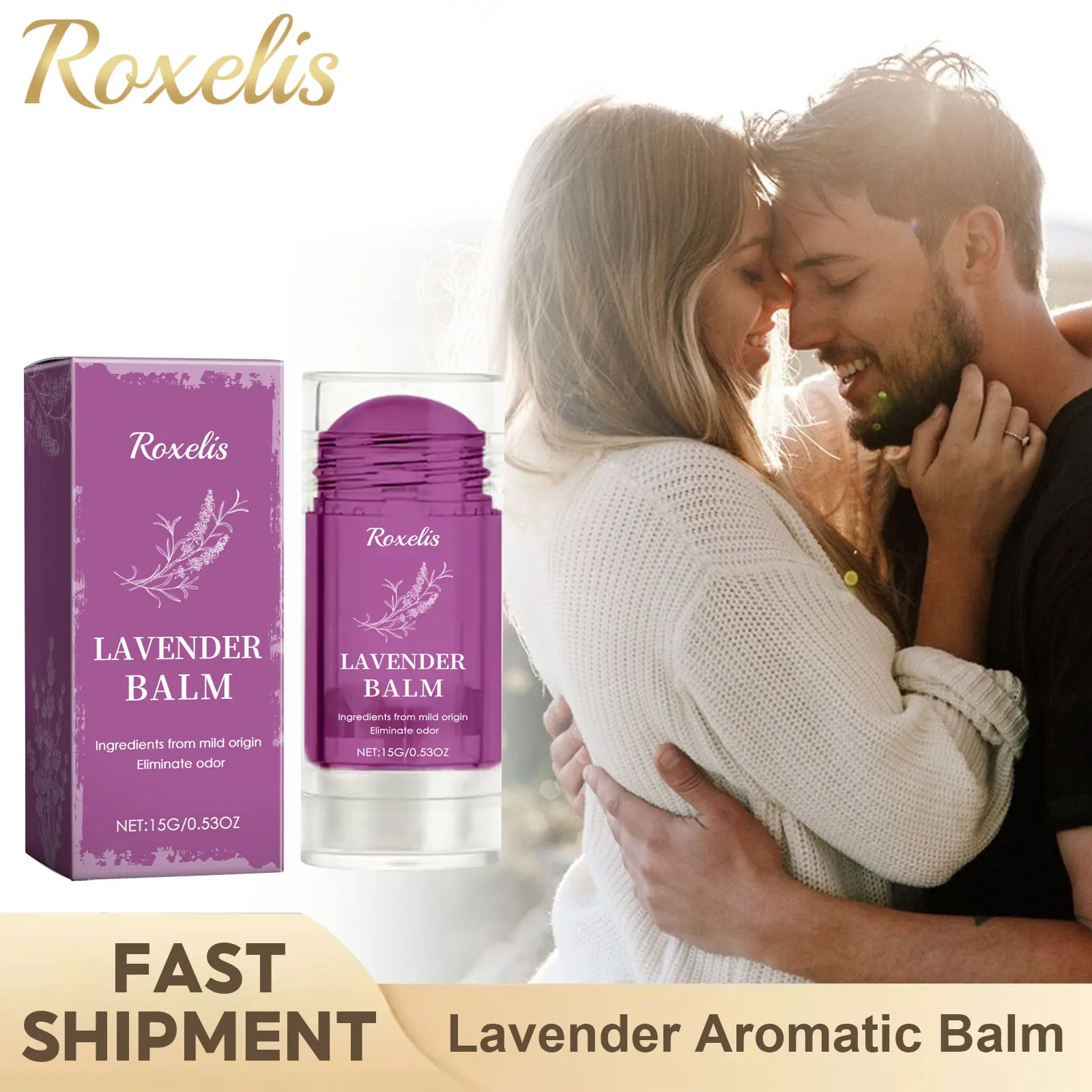 Portátil lavanda fragrância bálsamo encantador feromônio luz flor perfume desodorante planta natural duradoura parfum para senhoras elegantes