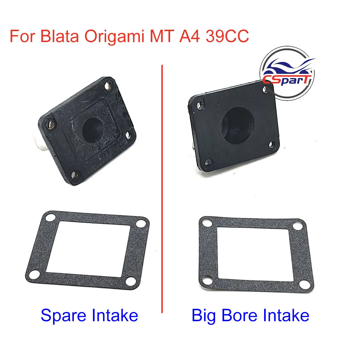 Intake Manifold For Blata 39CC MT A4 C1 Water Cooled Pocket bike Parts