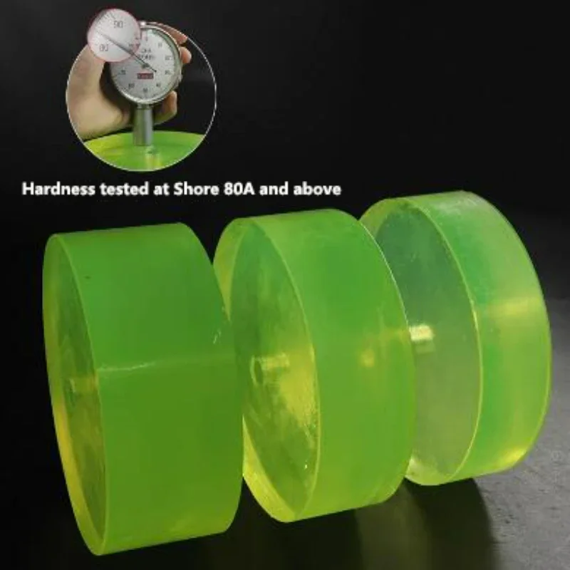 30Mm-50Mm Ronde Polyurethaan Buffer Pad Pu Ronde Rubberen Pad Rundvlees Pees Schokabsorberende Pakking Voor Werktuigmachine/Pons/Mal