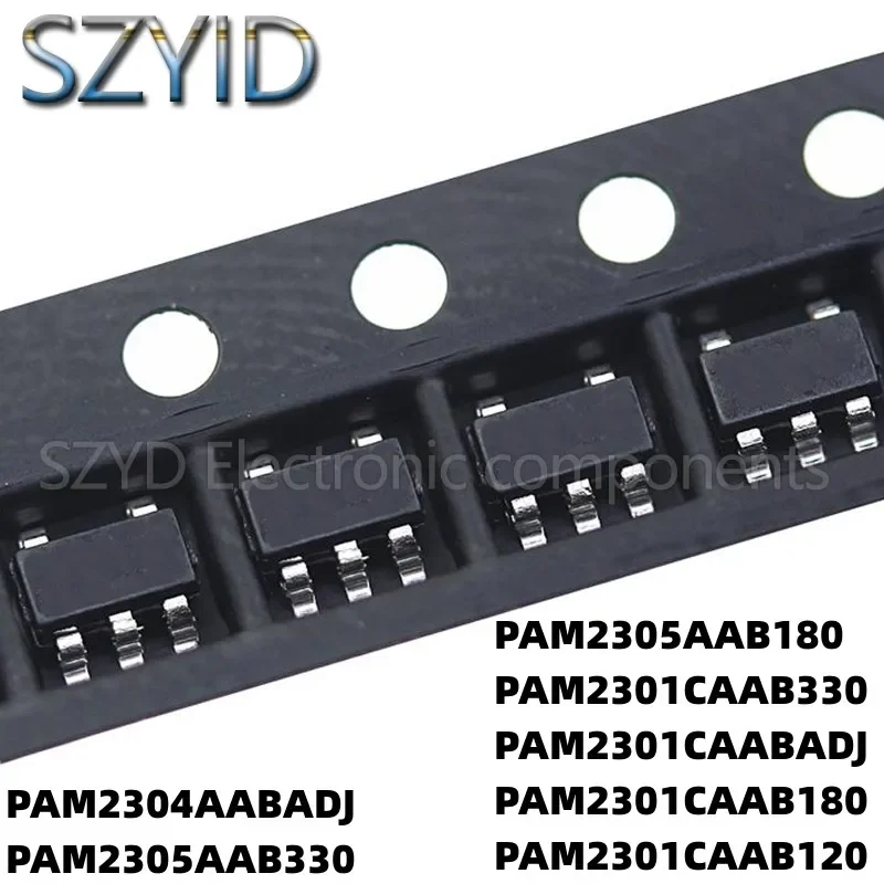 

100 шт SOT23-5 PAM2304AABADJ PAM2305AAB330 PAM2305AAB180 PAM2301CAAB330 PAM2301CAABADJ PAM2301CAAB180 PAM2301CAAB120