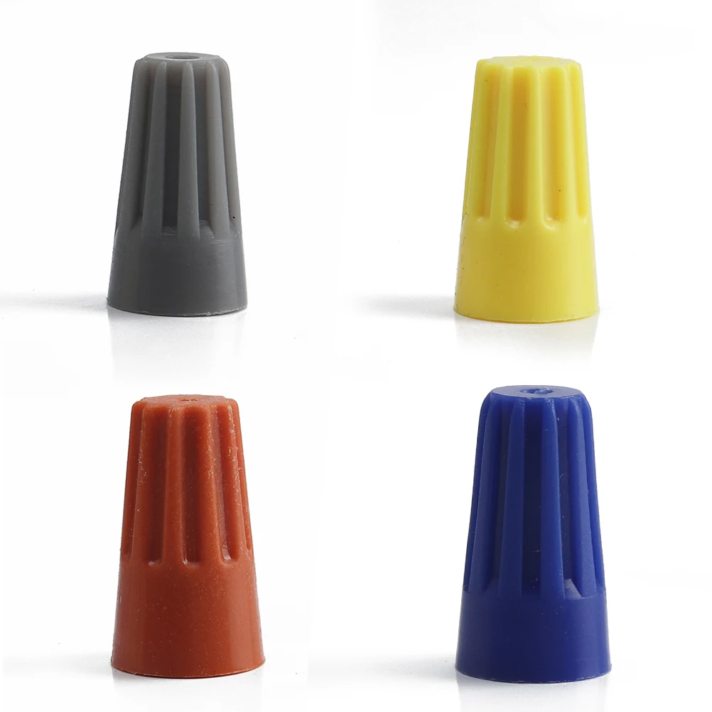 

300 Pcs Wire Connector Set Spring Insert Terminal Screw Nuts Cap Boxed Electrical