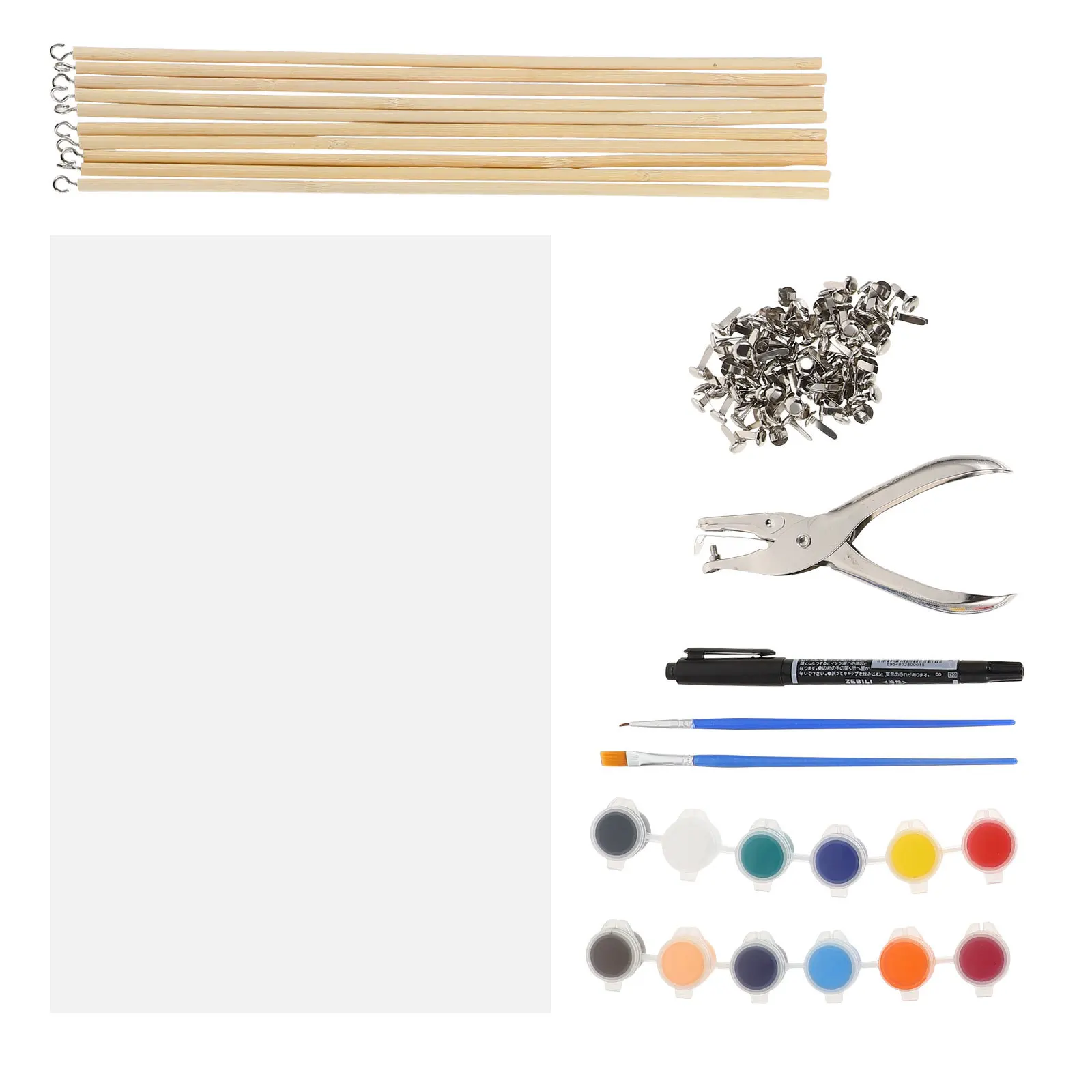 1 conjunto de kit de sombra diy, ferramentas e suprimentos completos para adereços de teatro caseiro, projeto de artesanato familiar divertido para crianças