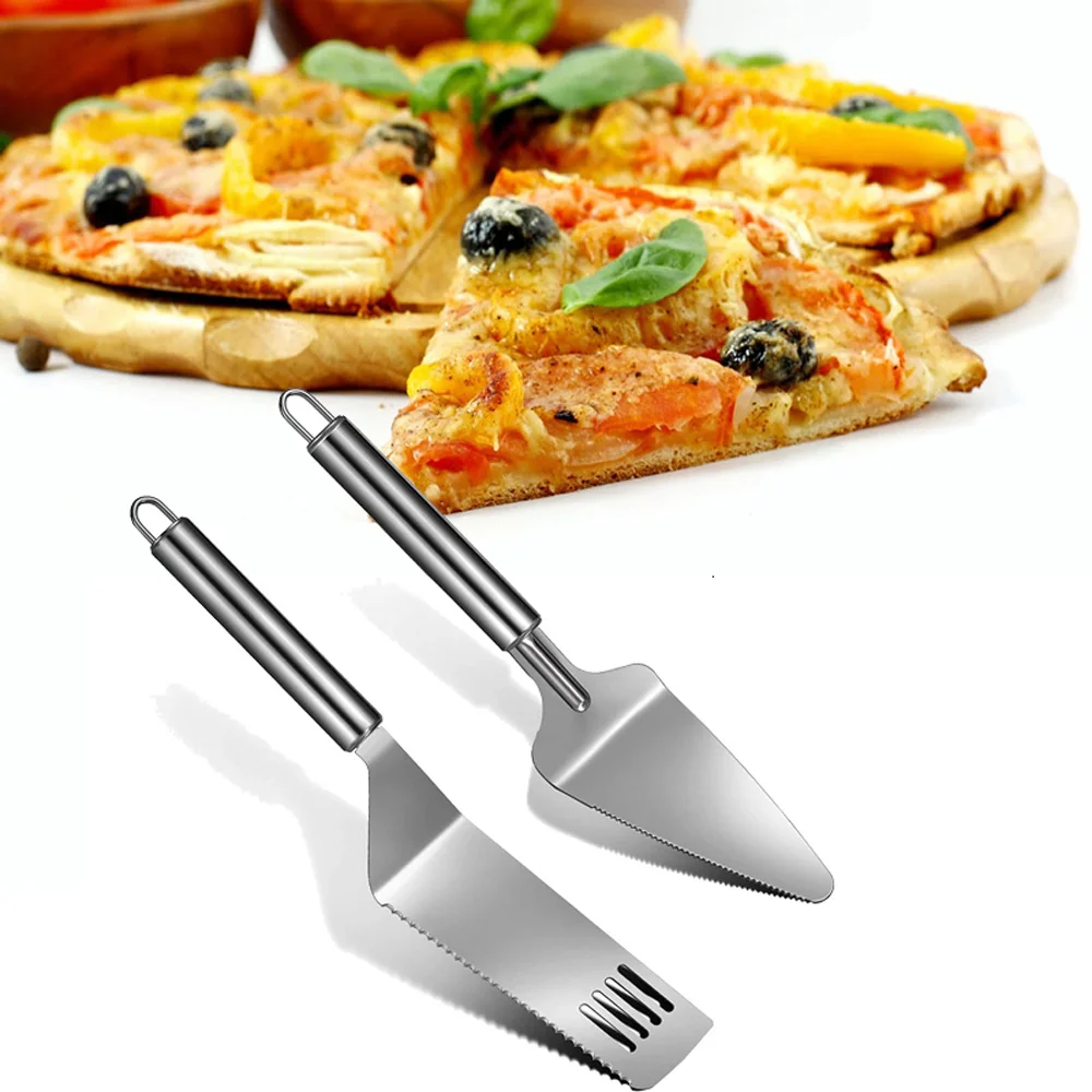 

Stainless Steel Blade Pastry Kitchen Baking Tool Cake Cutter Pizza Spatula Pie Server