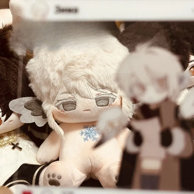 

20cm Anime Game Reverse:1999 Winter Kawaii Cosplay Soft Cotton Doll Body With Skeleton Cartoon DIY Change Suit Toy Figures Gift