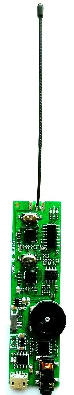 UHF Stereo Wireless Audio Transceiver Module Audio Transmitter Wireless Speaker Module Musical Instruments DIY Artifact