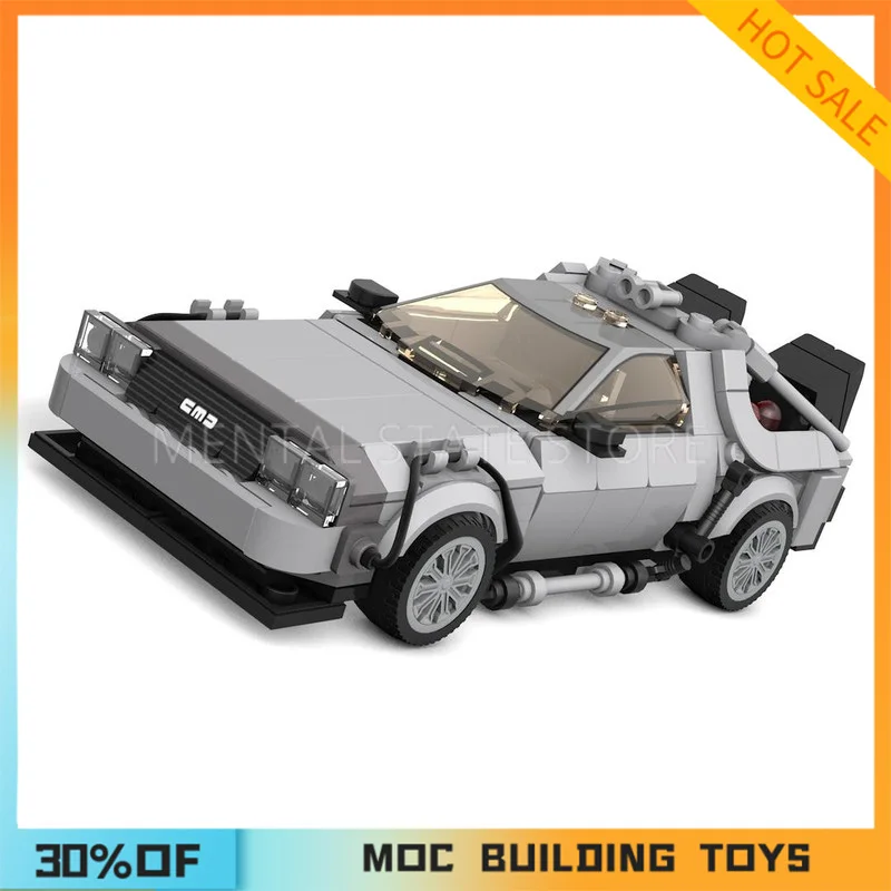 NEW 386PCS Customized MOC Silver Killer Speed Champions Building Blocks Technology Bricks DIY Creative Assembly Toy Holiday Gift