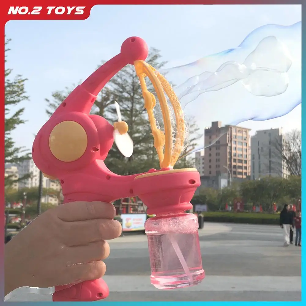 

Blowing Bubbles Automatic Porous Fan Bubble Gun Toys Soap Blower Machine Outdoor Party Toy for Kids Boy Birthday Surprise Gift