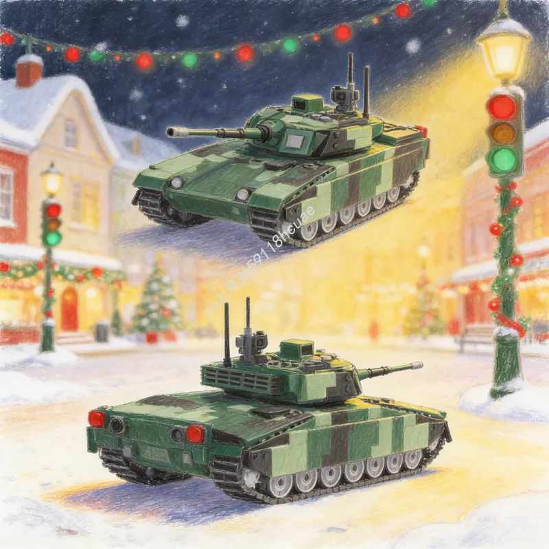 1071 elementów MOC Mk IV Stridsfordon 1:1 Skala Creator Expert Model Klocki Konstrukcyjne Architektura Prezent na Boże Narodzenie Zabawka z Klocków dla Dzieci