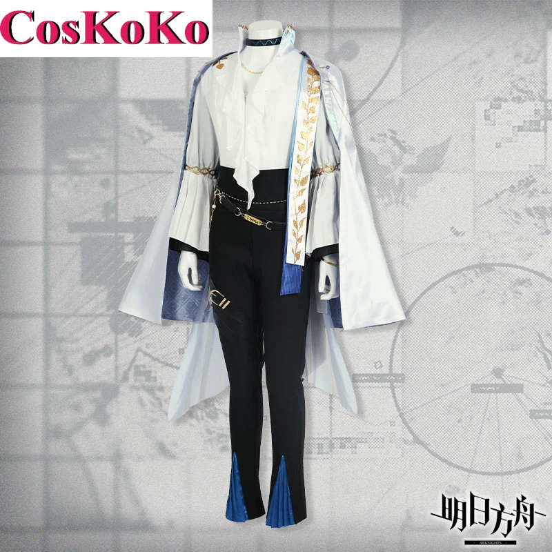 CosKoKo Lumen Cosplay Anime Game Arknights Costume 2023 Phonological Synesthesia Uniforms Halloween Party Role Play Clothing New