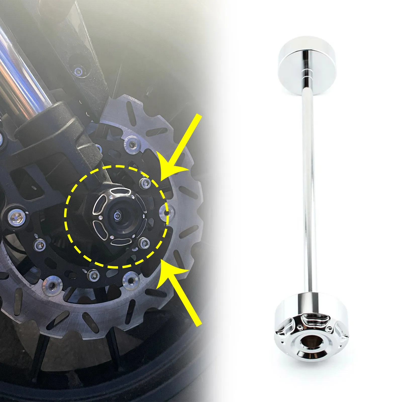 Aluminum Motorcycle Front Rear Axle Nut Cover Caps Black Chrome For Harley X350