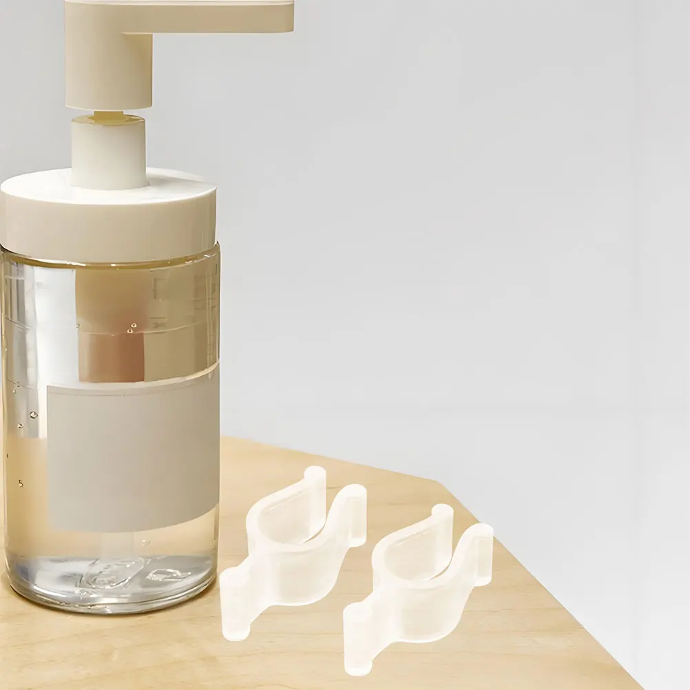 

100Pcs Plastic Lotion Pump Clips Lock Small Buckles Travel Bottle Dispenser Lock Cleansing Oil Bottles Pump Head Clamps