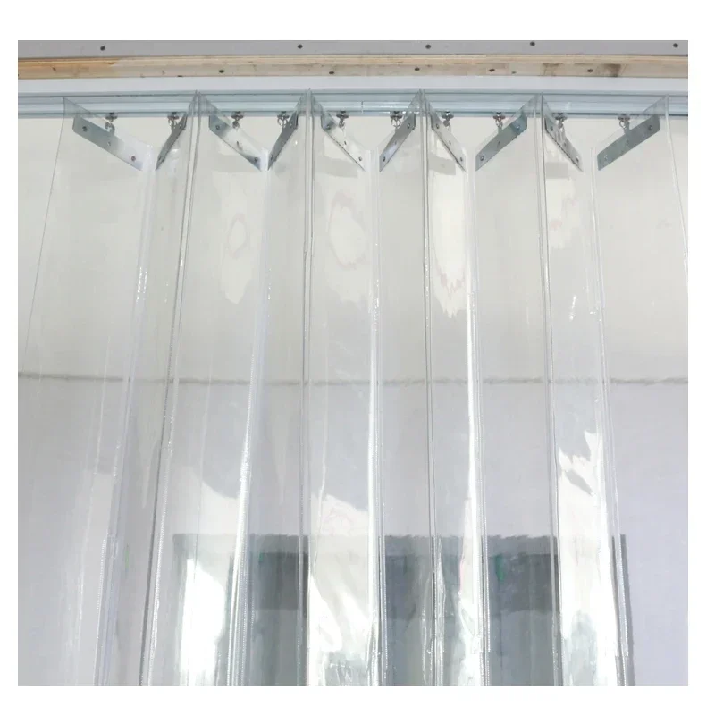 Plastic Curtains for Wind Proof Sliding Curtains for Door Curtain Insulation Transparent PVC Can Be Customized in Size