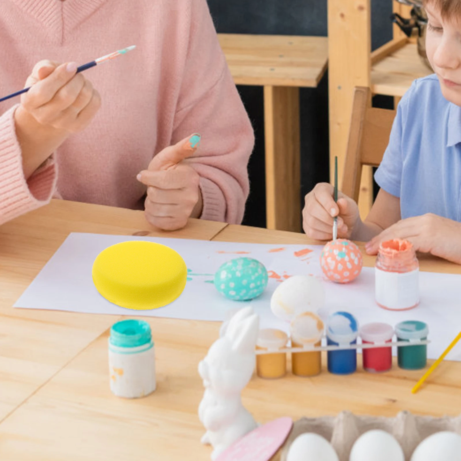 

10pcs Painting Graffiti Children Painting Round Artist Sponges Creativity Round Artist Sponges Toys